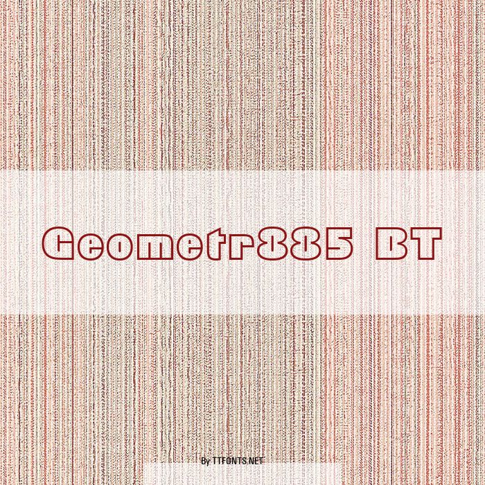 Geometr885 BT example